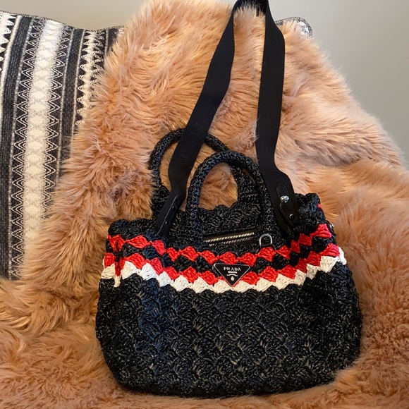 Prada Handbags - Slightly used Prada Canapa